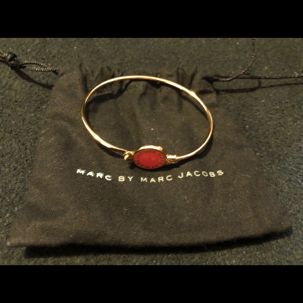 Marc by Marc Jacobs Cuff Bracelet in Pink/Gold